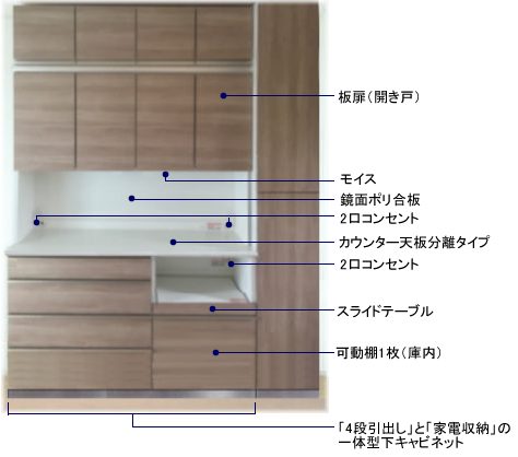 綾野製作所】食器棚 CAMBIA（カンビア）